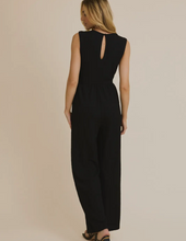 Load image into Gallery viewer, Black Sleeveless Jumpsuit