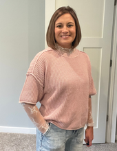 Load image into Gallery viewer, Boxy Short Sleeve Sweater