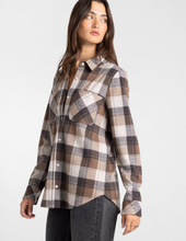 Load image into Gallery viewer, Brown Plaid Top