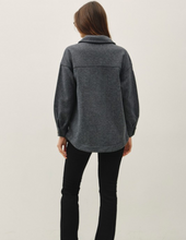 Load image into Gallery viewer, Charcoal Utility Wool Jacket