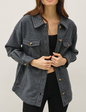 Load image into Gallery viewer, Charcoal Utility Wool Jacket