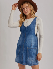 Load image into Gallery viewer, Denim Overall Dress