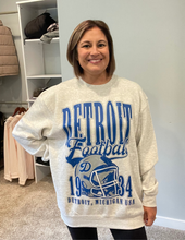 Load image into Gallery viewer, Detroit Football Oversized Sweatshirt