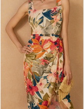 Load image into Gallery viewer, Floral Tulip Hem Wrap Dress