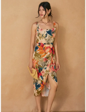 Load image into Gallery viewer, Floral Tulip Hem Wrap Dress