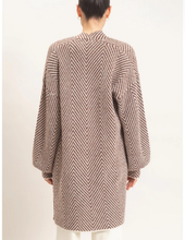 Load image into Gallery viewer, Herringbone Pattern Open Cardigan