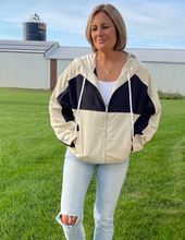 Load image into Gallery viewer, Hooded Windbreaker Jacket
