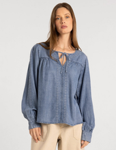 Load image into Gallery viewer, Medium Wash Denim Top