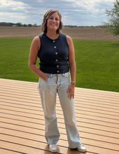 Load image into Gallery viewer, Navy Knit Vest