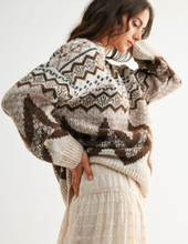 Load image into Gallery viewer, Nordic Chevron Sweater