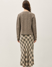 Load image into Gallery viewer, Oatmeal Cable Cardigan