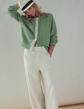 Load image into Gallery viewer, Pointelle knit Cardigan