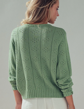 Load image into Gallery viewer, Pointelle knit Cardigan