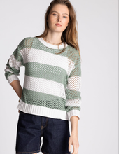 Load image into Gallery viewer, Sage and Ivory Sweater