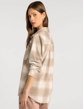 Load image into Gallery viewer, Sand & Taupe Flannel Top