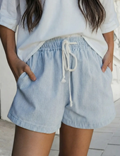 Load image into Gallery viewer, Striped Drawstring Shorts