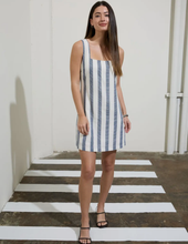 Load image into Gallery viewer, Stripe Square Neck Dress