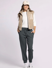 Load image into Gallery viewer, Taupe Fleece Vest