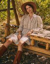 Load image into Gallery viewer, Tawny Brown Floral Dress