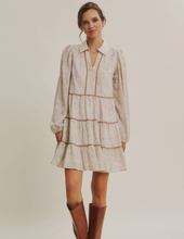 Load image into Gallery viewer, Tawny Brown Floral Dress