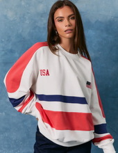 Load image into Gallery viewer, USA Color Block Sweatshirt