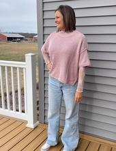 Load image into Gallery viewer, Boxy Short Sleeve Sweater