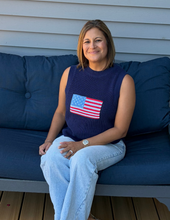 Load image into Gallery viewer, Flag Sleeveless Sweater