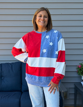 Load image into Gallery viewer, Americana Flag Sweatshirt

