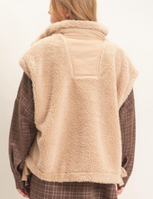 Load image into Gallery viewer, Beige Sherpa Vest
