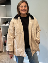 Load image into Gallery viewer, Beige Corduroy Barn Coat
