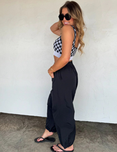 Load image into Gallery viewer, Black Parachute Pants
