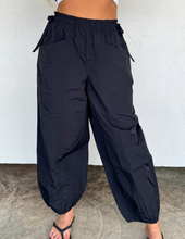 Load image into Gallery viewer, Black Parachute Pants
