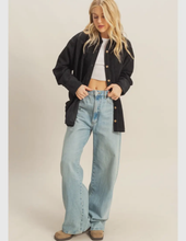 Load image into Gallery viewer, Black Corduroy Top
