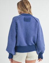 Load image into Gallery viewer, Blue Patterned Sweater
