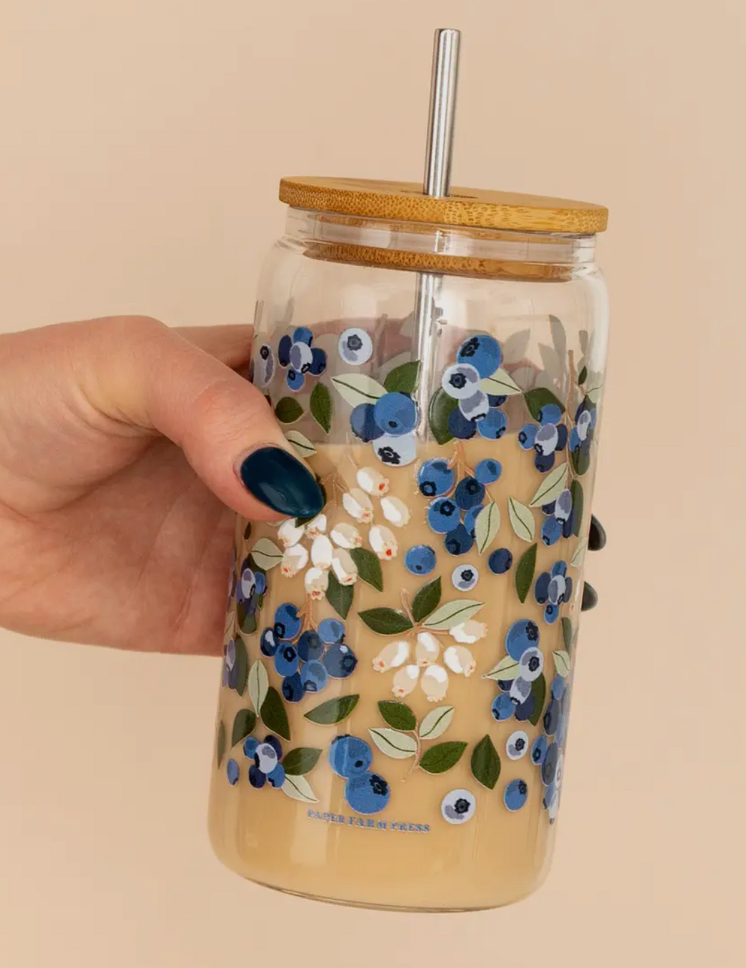 Glass Latte Cup-16oz