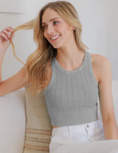 Load image into Gallery viewer, Cable Knit Highneck Top
