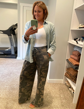 Load image into Gallery viewer, Camo Wide Leg Pants
