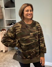 Load image into Gallery viewer, Green Camo Pullover
