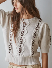 Load image into Gallery viewer, Chocolate Stitch Sweater
