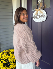 Load image into Gallery viewer, Chunky Cable Knit Cardigan
