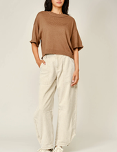 Load image into Gallery viewer, Cream Corduroy Barrel Pants
