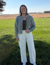 Load image into Gallery viewer, Cream Corduroy Barrel Pants
