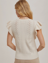 Load image into Gallery viewer, Cream Knit Sweater
