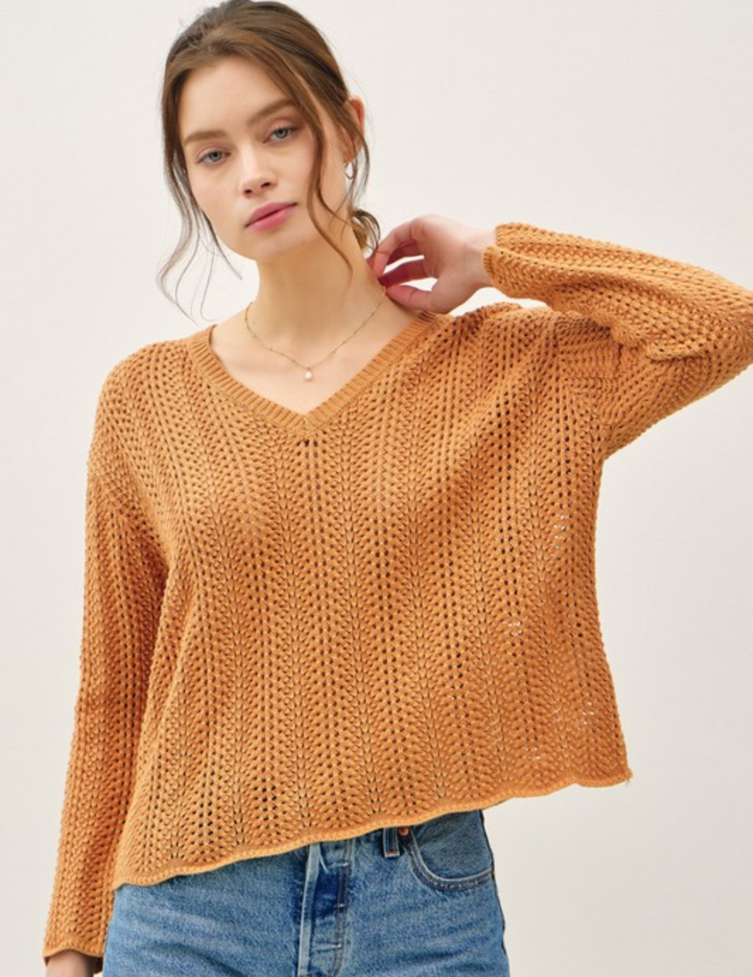 Crochet Boxy Sweater