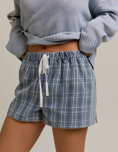 Load image into Gallery viewer, Denim Plaid Shorts

