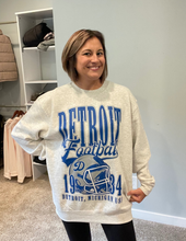 Load image into Gallery viewer, Detroit Football Oversized Sweatshirt
