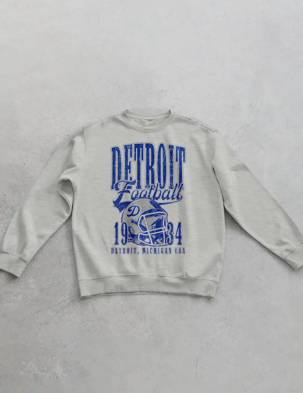 Detroit Football Oversized Sweatshirt
