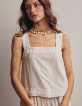 Load image into Gallery viewer, Embroidered Tank &amp; Pant Set
