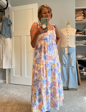 Load image into Gallery viewer, Floral Tie Strap Dress
