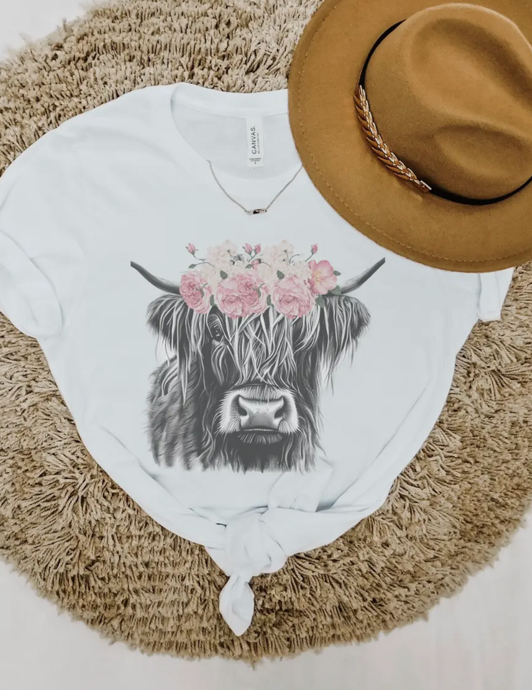 Highland Cow Graphic Tee